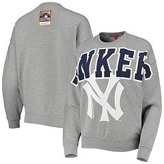 Lids New York Yankees Levelwear Women's Vega Cut-Off Raglan Pullover  Sweatshirt - Heathered Gray