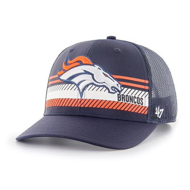 Men's '47 Navy Denver Broncos Franchise Logo Fitted Hat