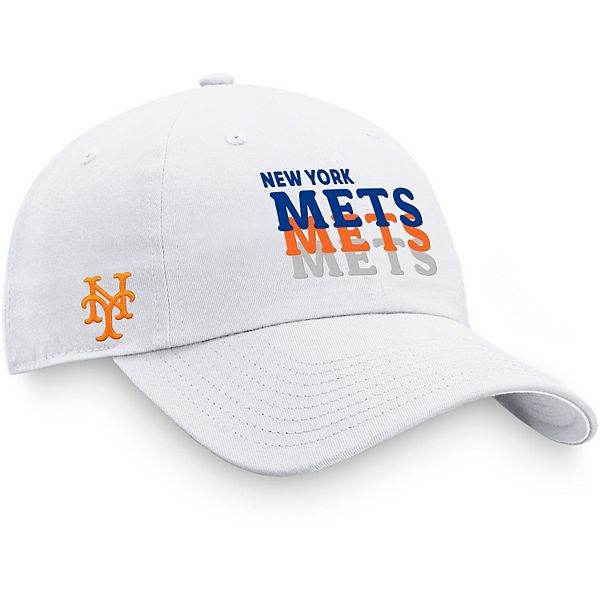 Officially Licensed Fanatics MLB Men's Mets White on White Hat