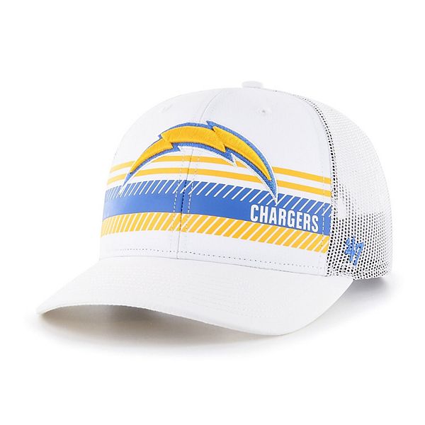 Los Angeles Chargers '47 Cumberland Trucker Snapback Hat - White