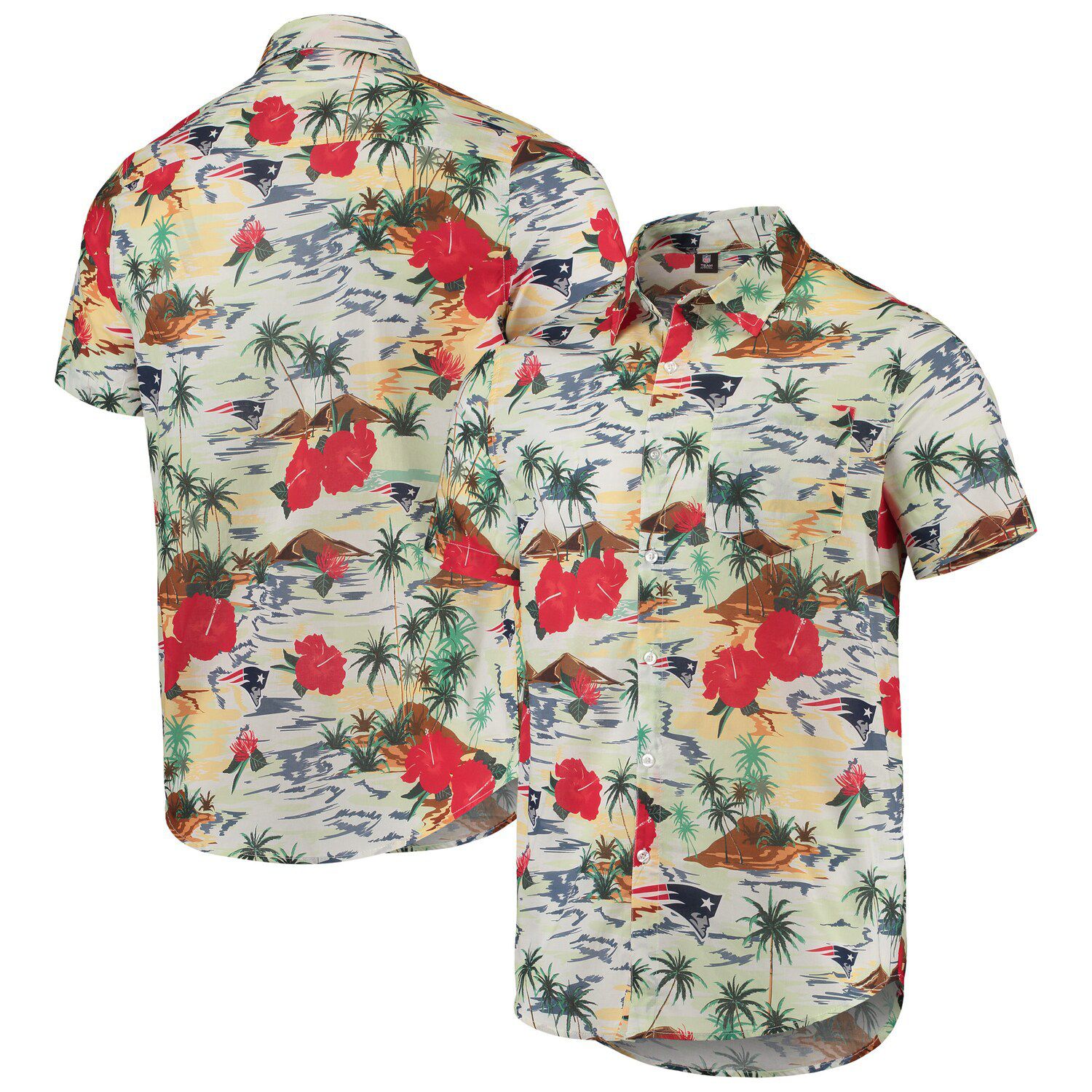 patriots floral shirt