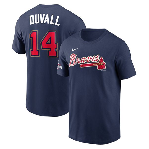 Men's Atlanta Braves Adam Duvall Nike Navy 2022 Gold Program