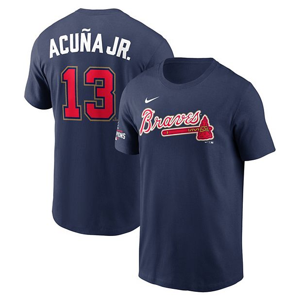 Nike Men's Atlanta Braves Ronald Acuna Jr. 2021 World Series Patch