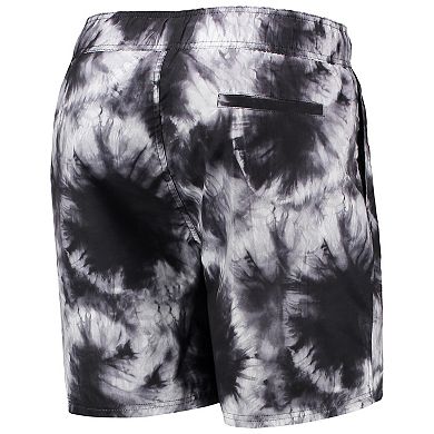 Men's G-III Sports by Carl Banks Black Brooklyn Nets Splash Volley Swim Shorts