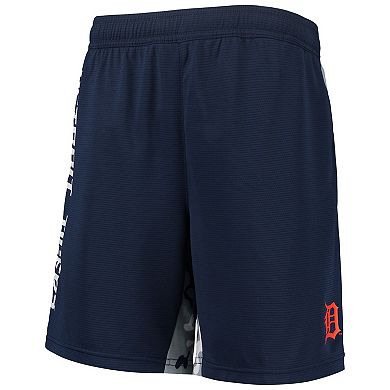 Youth Navy Detroit Tigers Camo Newsies Active Shorts