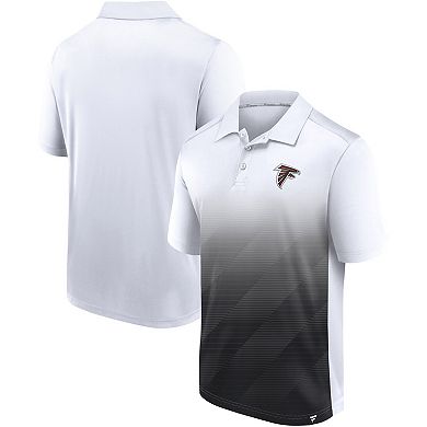 Men's Fanatics Branded White/Black Atlanta Falcons Parameter Polo