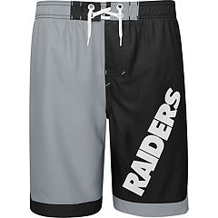 Youth Silver/Black Las Vegas Raiders Conch Bay Board Shorts