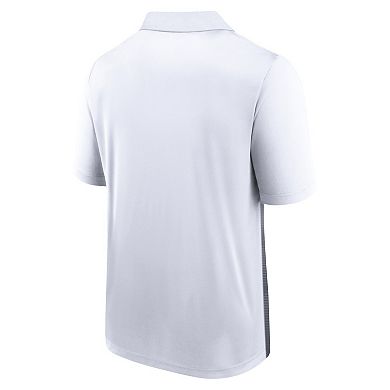 Men's Fanatics Branded White/Black Baltimore Ravens Parameter Polo