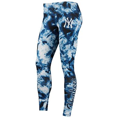 Women's FOCO Navy New York Yankees Tie-Dye Leggings