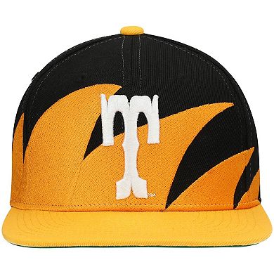 Men's Mitchell & Ness Tennessee Orange/Black Tennessee Volunteers Sharktooth Snapback Hat