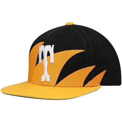 Men's Mitchell & Ness Tennessee Orange/Black Tennessee Volunteers Sharktooth Snapback Hat