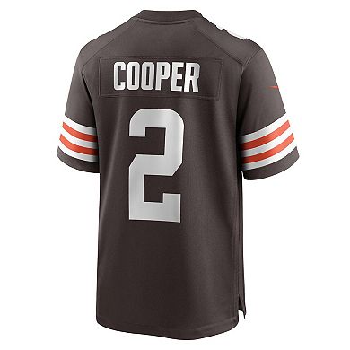 Men's Nike Amari Cooper Brown Cleveland Browns Player Game Jersey