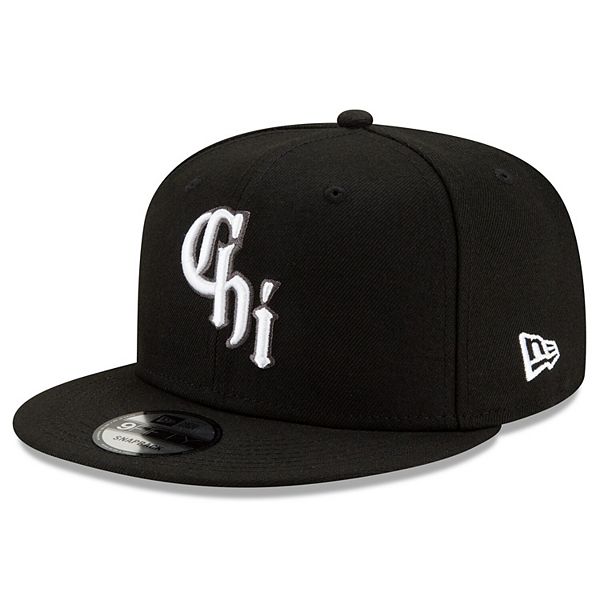 Men's New Era Black Chicago White Sox 2021 City Connect 39THIRTY Flex Hat