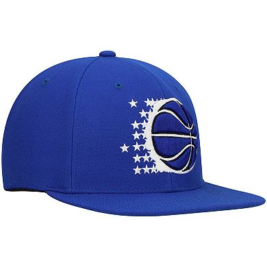 Men's Mitchell & Ness Blue Orlando Magic Hardwood Classics Team Ground 2.0 Snapback Hat
