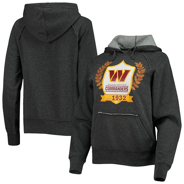 Men's New Era Black Washington Commanders Fleece Pullover Hoodie