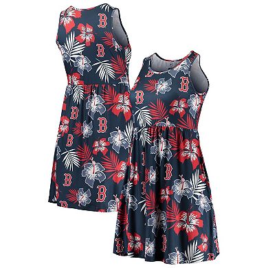 Women's FOCO Navy Boston Red Sox Floral Sundress