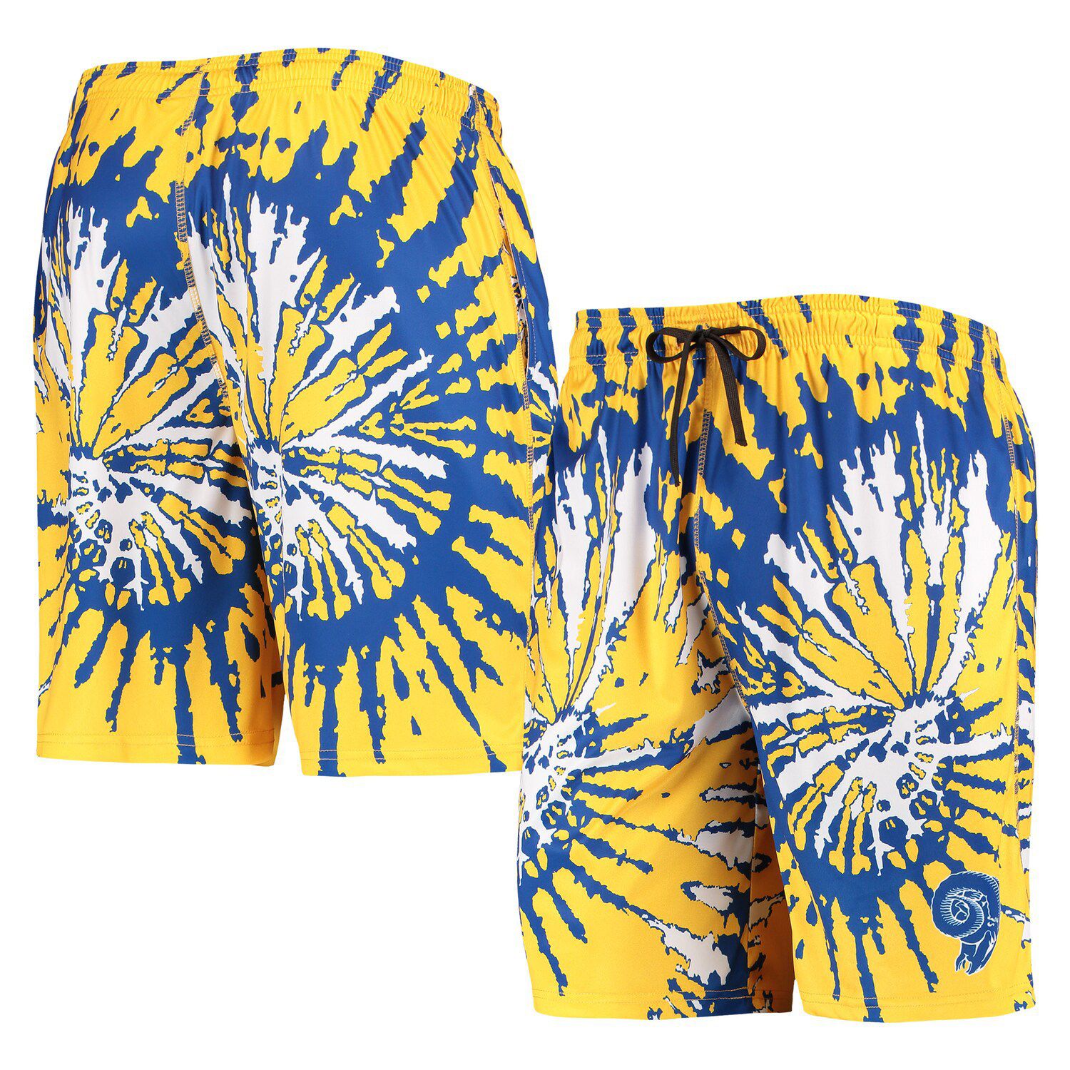 Buffalo Bills FOCO Retro Static Mesh Lounge Shorts - Royal