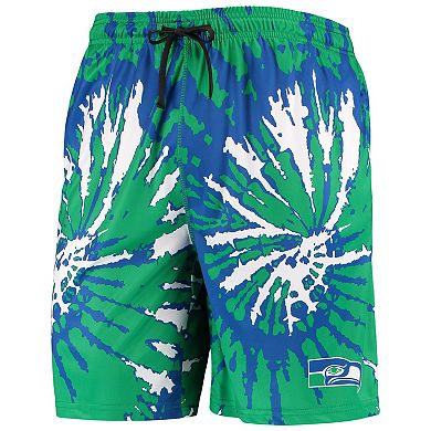 Men's FOCO College Neon Green Seattle Seahawks Retro Static Mesh Lounge Shorts