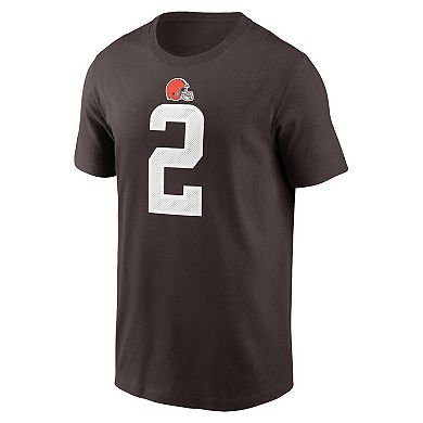 Men's Nike Amari Cooper Brown Cleveland Browns Player Name & Number T-Shirt