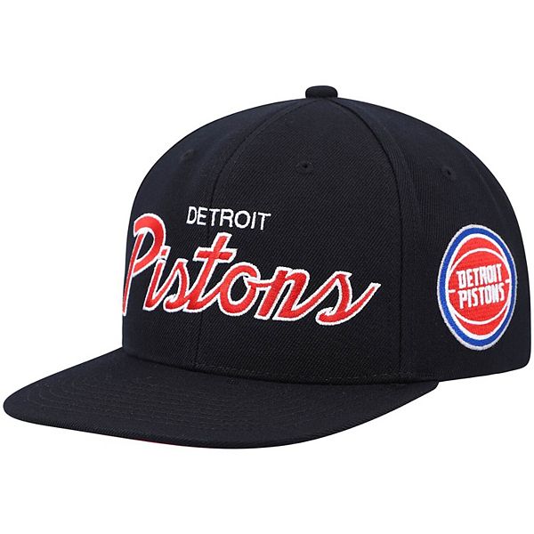 Detroit Pistons Mitchell and Ness Snapback Hat