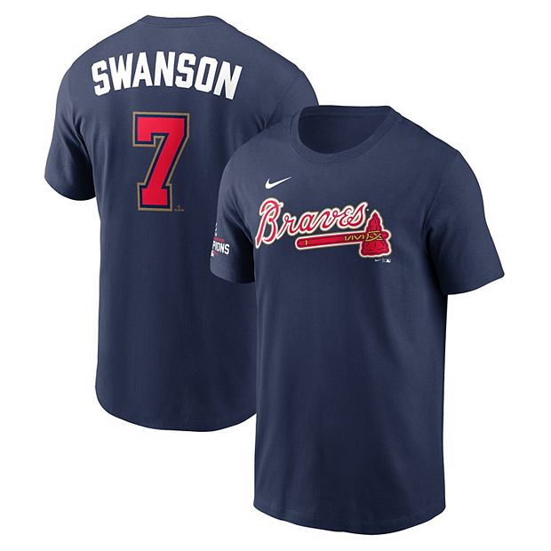 Buy Women's Long Sleeve T-Shirt with Dansby Swanson Print