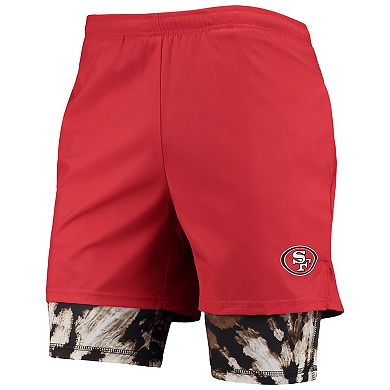 Men's FOCO Scarlet San Francisco 49ers Running Shorts