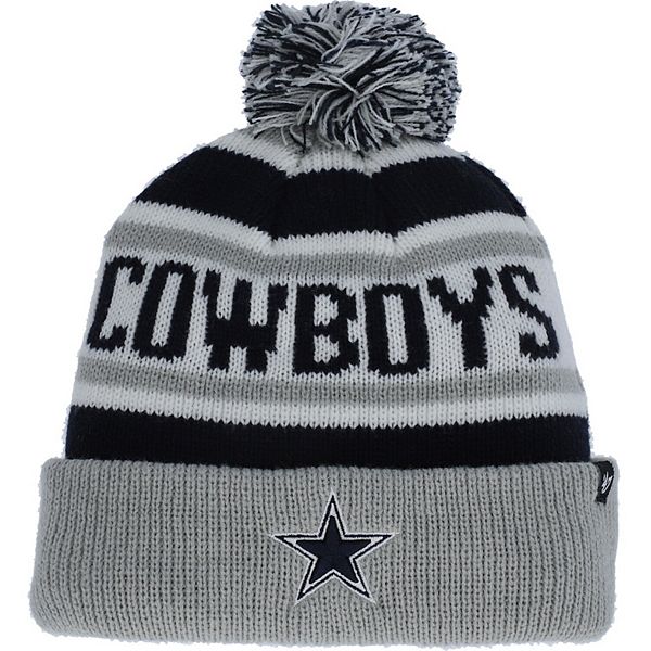 Men's New Era Cream Dallas Cowboys Retro Cuffed Knit Hat