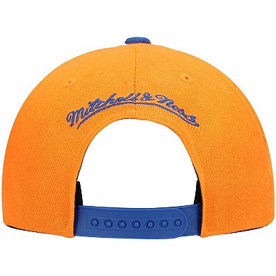 Men's Mitchell & Ness Royal/Orange Florida Gators Sharktooth Snapback Hat