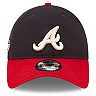 Men's New Era Navy Atlanta Braves 2022 Gold Program 9TWENTY Adjustable Hat