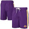 Men's G-III Sports by Carl Banks Purple Los Angeles Lakers Sand Beach Volley Swim Shorts