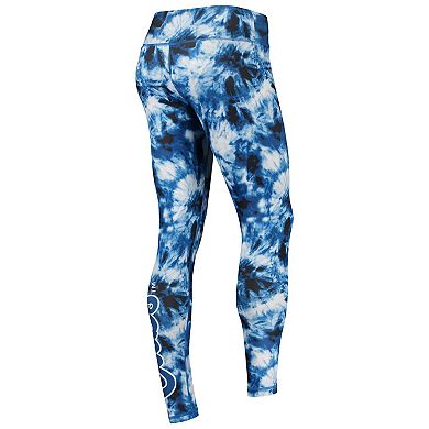 Women's FOCO Royal Chicago Cubs Tie-Dye Leggings