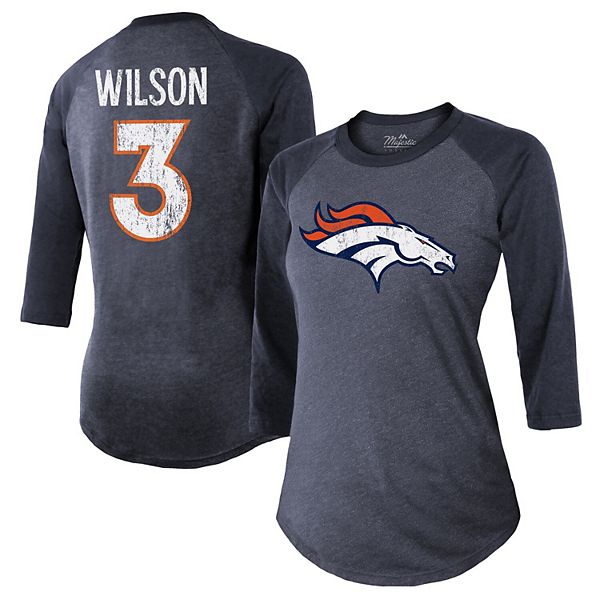 Russell Wilson Denver Broncos Majestic Threads Name & Number