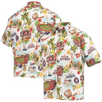 Men's Reyn Spooner White Houston Astros Scenic Button-Up Shirt
