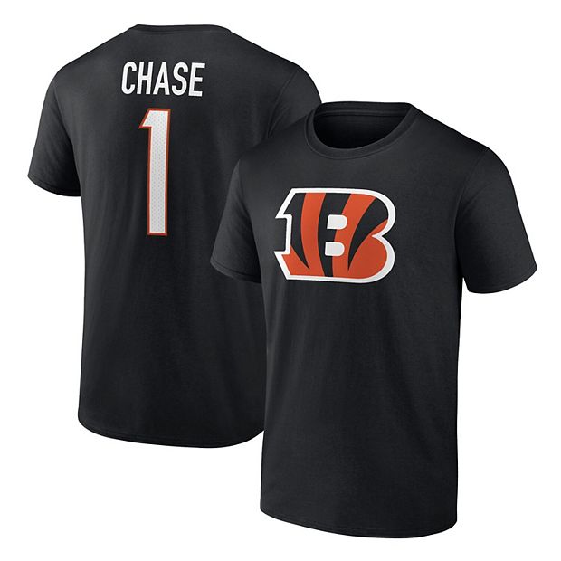 Men's Fanatics Branded Ja'Marr Chase Black Cincinnati Bengals