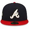 Men's New Era Navy Atlanta Braves 2022 Gold Program 59FIFTY Fitted Hat