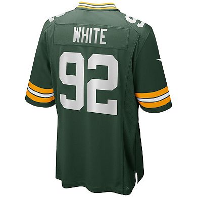 Men's Nike Reggie White Green Green Bay Packers Game Retired Player Jersey