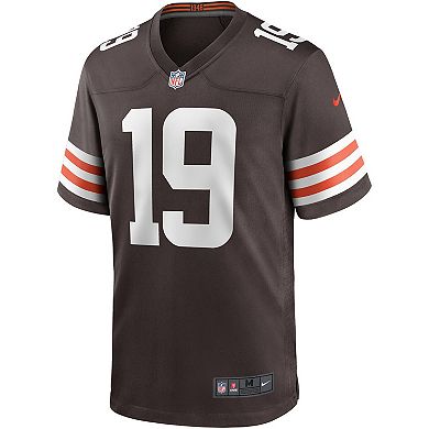 Men's Nike Bernie Kosar Brown Cleveland Browns Game Retired Player Jersey