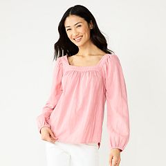 Kohls womens peasant store tops