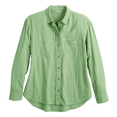 Women's Sonoma Goods For Life® Relaxed Button Down Shirt
