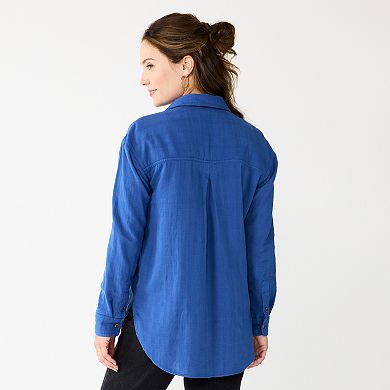 Women's Sonoma Goods For Life® Relaxed Button Down Shirt