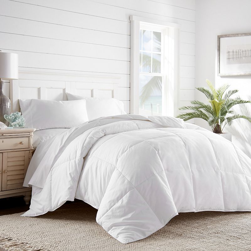 Tommy Bahama Super Size Ultra Loft Down-Alternative Comforter, White, King