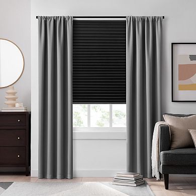 eclipse Blackout Paper Pleated Cut-To-Width Two Piece Shade Set