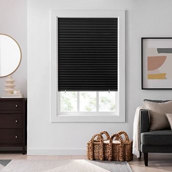eclipse Blackout Paper Pleated Cut-To-Width Two Piece Shade Set