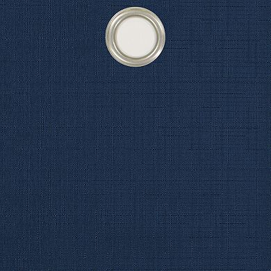 Eclipse Kendall Grommet Solid Textured Thermaback Blackout Window Curtain Panel