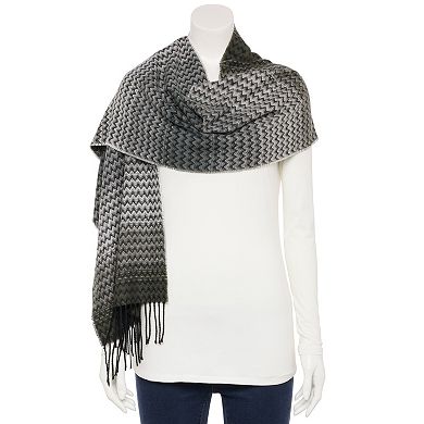 Women's Softer Than Cashmere Ombre Chevron Scarf