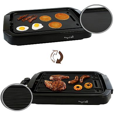 MegaChef Dual-Surface Reversible Indoor Grill & Griddle