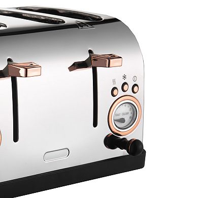 MegaChef 4-Slice Wide Slot Toaster