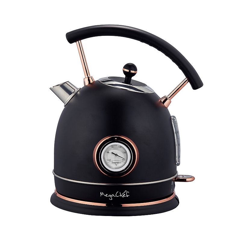 Retro 1.7-Liter Stainless Steel Electric Water Kettle, Aqua — Nostalgia  Products