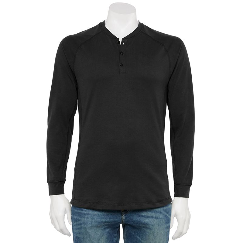 kohls mens long sleeve henley