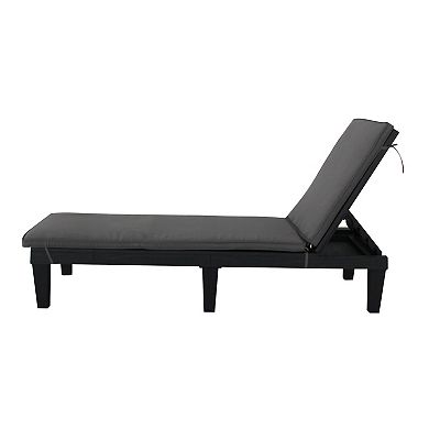 Dukap Oslo Cushion Patio Reclining Sun Lounger Patio Chair